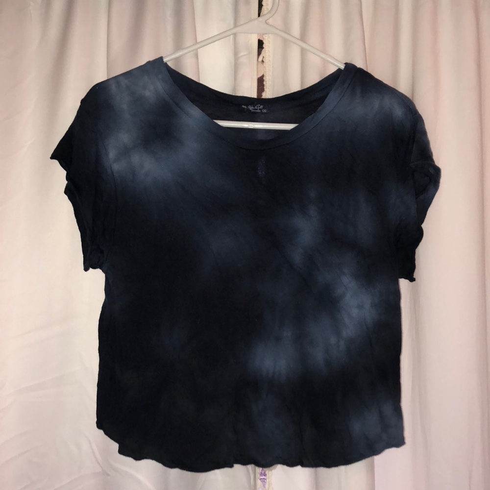 blue tie dye t-shirt
